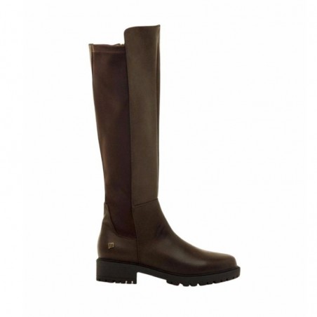 Botas de Tacón Mujer MTNG 55166 Marron
