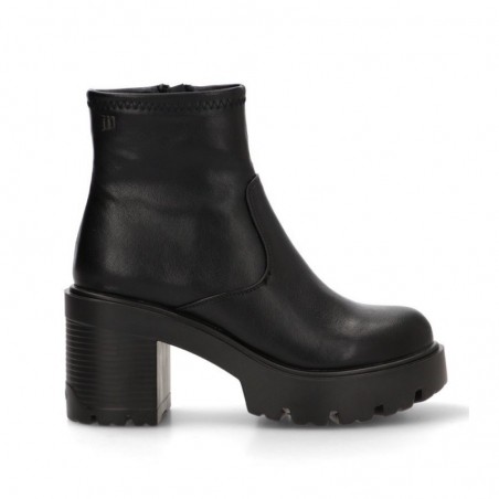 Botines de Tacón Mujer MTNG 59874 Negro
