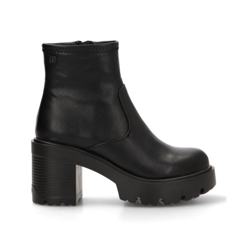 Botines de Tacón Mujer MTNG 59874 Negro