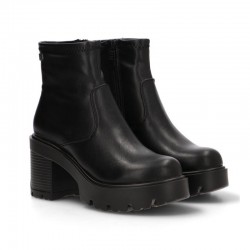 Botines de Tacón Mujer MTNG 59874 Negro
