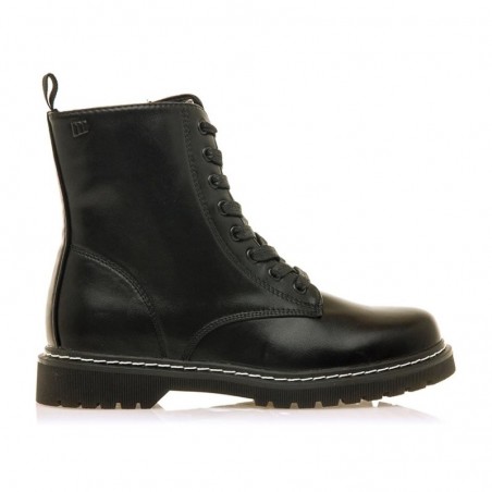 Botines Planos Mujer MTNG 54164 Negro