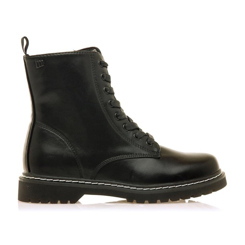 Botines Planos Mujer MTNG 54164 Negro