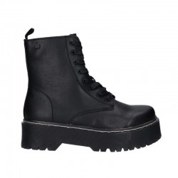Botines Planos Mujer MTNG 50176 Negro