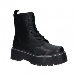 Botines Planos Mujer MTNG 50176 Negro