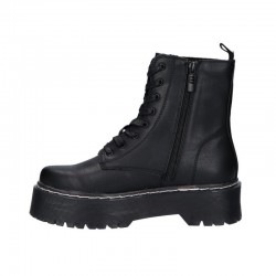 Botines Planos Mujer MTNG 50176 Negro