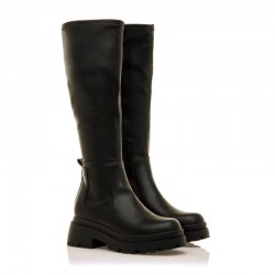 Botas Planas Mujer MTNG 54607 Negro
