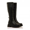Botas Planas Mujer MTNG 54607 Negro