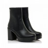 Botines de Tacón Mujer MTNG 50531 Negro