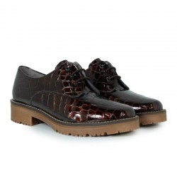 Zapatos Casual Mujer Pitillos 10771 Marron