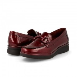 Mocasines Mujer Pitillos 10701 Burdeos