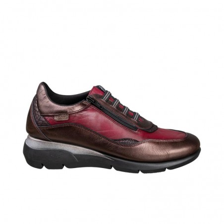 Zapatos Casual Mujer 48 Hrs 0708 Burdeos