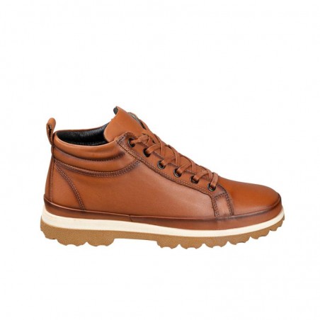 Botines Planos Mujer 48 Hrs 2306 Cuero