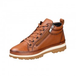 Botines Planos Mujer 48 Hrs 2306 Cuero