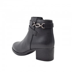 Botines de Tacón Mujer 48 Hrs 3303 Negro