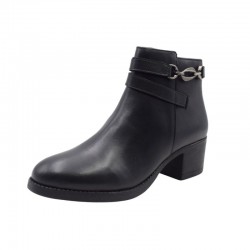 Botines de Tacón Mujer 48 Hrs 3303 Negro