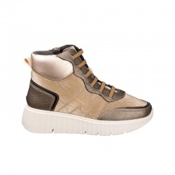 Botines Planos Mujer Zapp 631 Taupe