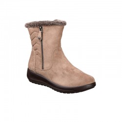 Botines Planos Mujer Zapp 657 Taupe