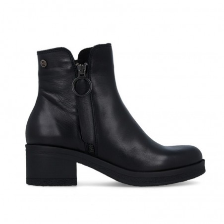 Botines de Tacón Mujer Porronet 4732 Delia Negro