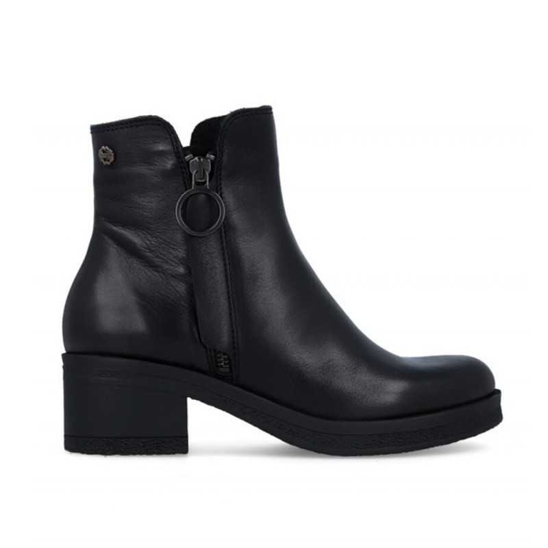 Botines de Tacón Mujer Porronet 4732 Delia Negro