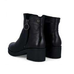 Botines de Tacón Mujer Porronet 4732 Delia Negro