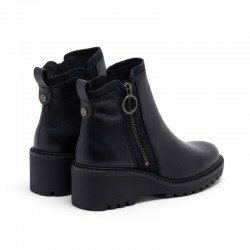 Botines Planos Mujer Porronet 4744 Elsa Negro