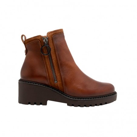 Botines Planos Mujer Porronet 4744 Elsa Cuero