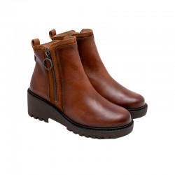 Botines Planos Mujer Porronet 4744 Elsa Cuero
