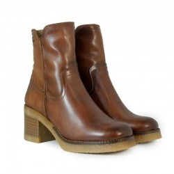 Botines de Tacón Mujer Porronet 4762 Molly Cuero