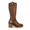 Botas de Tacón Mujer Porronet 4766 Mar Cuero