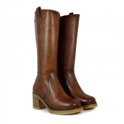 Botas de Tacón Mujer Porronet 4766 Mar Cuero
