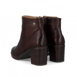 Botines de Tacón Mujer Porronet 4780 Rania Moka