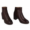 Botines de Tacón Mujer Porronet 4780 Rania Moka