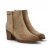 Botines de Tacón Mujer Zapp 11038 Taupe