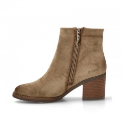 Botines de Tacón Mujer Zapp 11038 Taupe