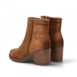 Botines de Tacón Mujer Zapp 11038 Camel