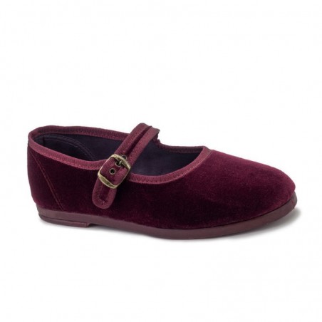 Zapatos Casual Mujer Natural World Loire Burdeos