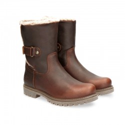 Botines Planos Mujer Panama Jack Felia Cuero