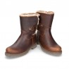 Botines Planos Mujer Panama Jack Felia Cuero