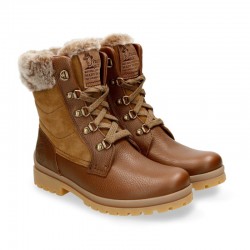 Botines Planos Mujer Panama Jack Tuscani Cuero