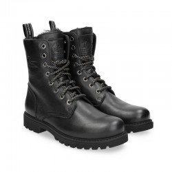 Botines Planos Mujer Panama Jack Frisia Negro