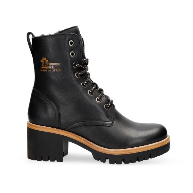Botines de Tacón Mujer Panama Jack Padma Negro