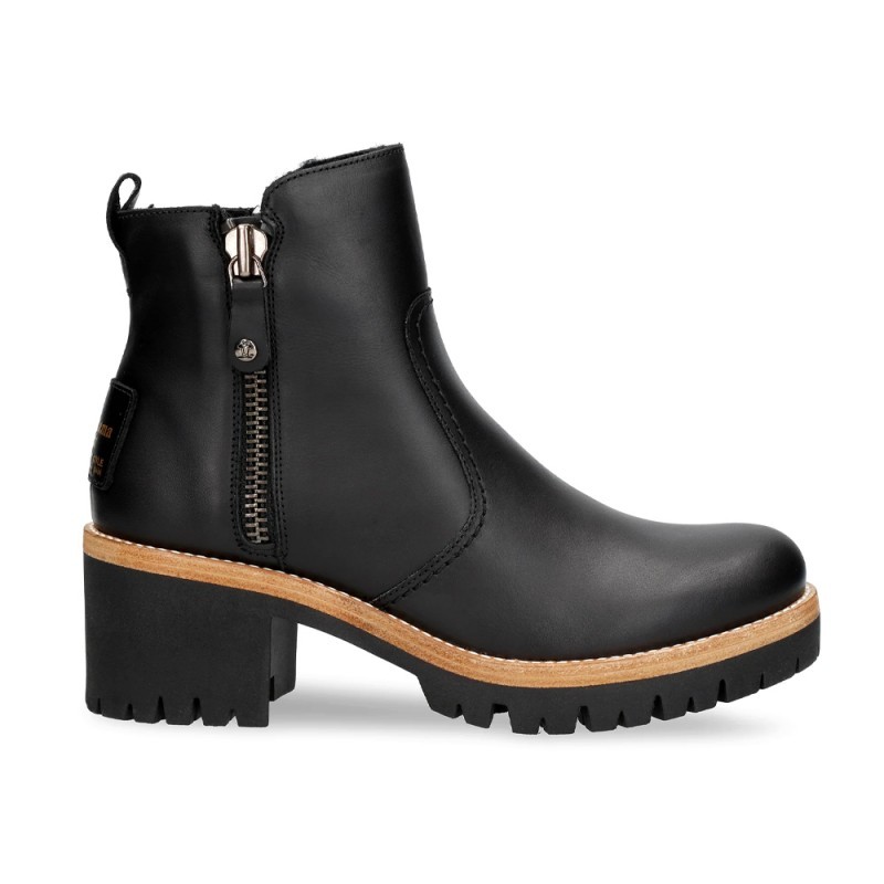 Botines de Tacón Mujer Panama Jack Pauline Negro