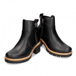 Botines de Tacón Mujer Panama Jack Pauline Negro