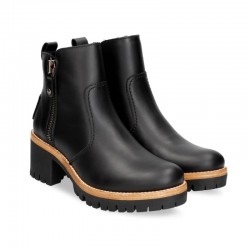 Botines de Tacón Mujer Panama Jack Pauline Negro