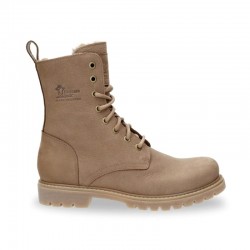 Botines Planos Mujer Panama Jack Frisia Taupe