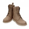 Botines Planos Mujer Panama Jack Frisia Taupe