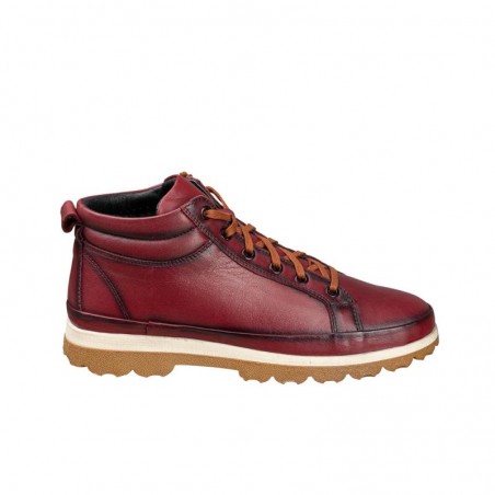 Botines Planos Mujer 48 Hrs 2306 Burdeos