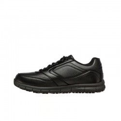 Sneakers Hombre Skechers Work Relaxed Fit: Nampa Sr Negro-Negro