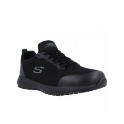 Sneakers Hombre Skechers Work: Squad Sr - Myton Negro-Negro