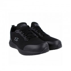 Sneakers Hombre Skechers Work: Squad Sr - Myton Negro-Negro